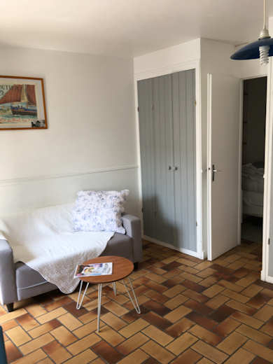 Coin détente, canapé fixe